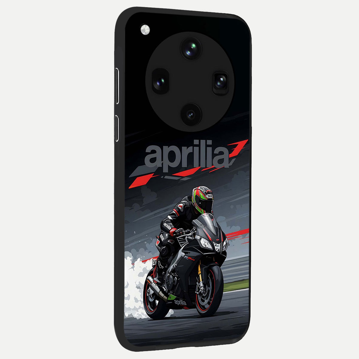 Dark Aprilla back cover For Oppo Find X8 Ultra slim fit glass case with vibrant aesthetic design