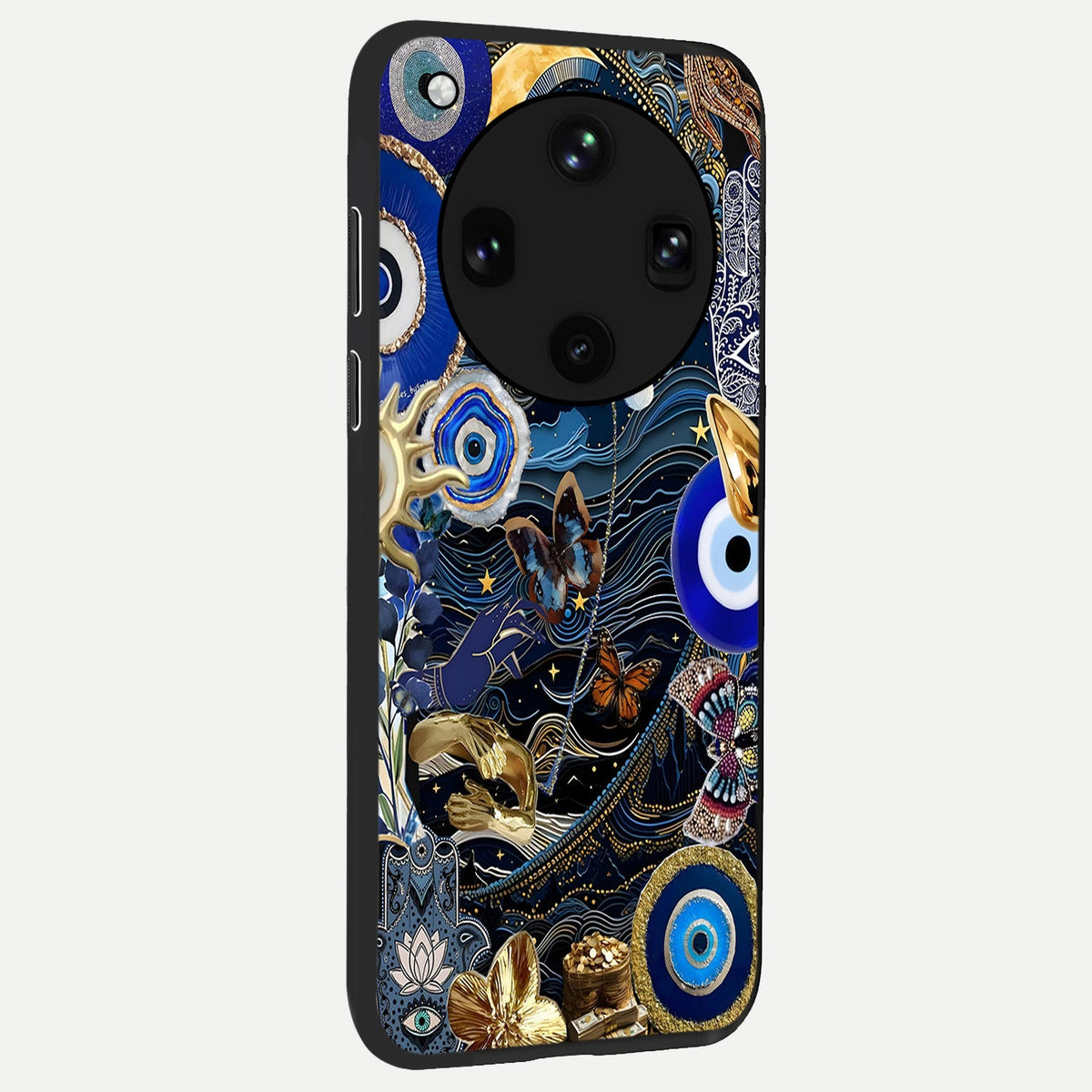 Golden Moon Magic back cover For Oppo Find X8 Ultra slim fit glass case with vibrant aesthetic design