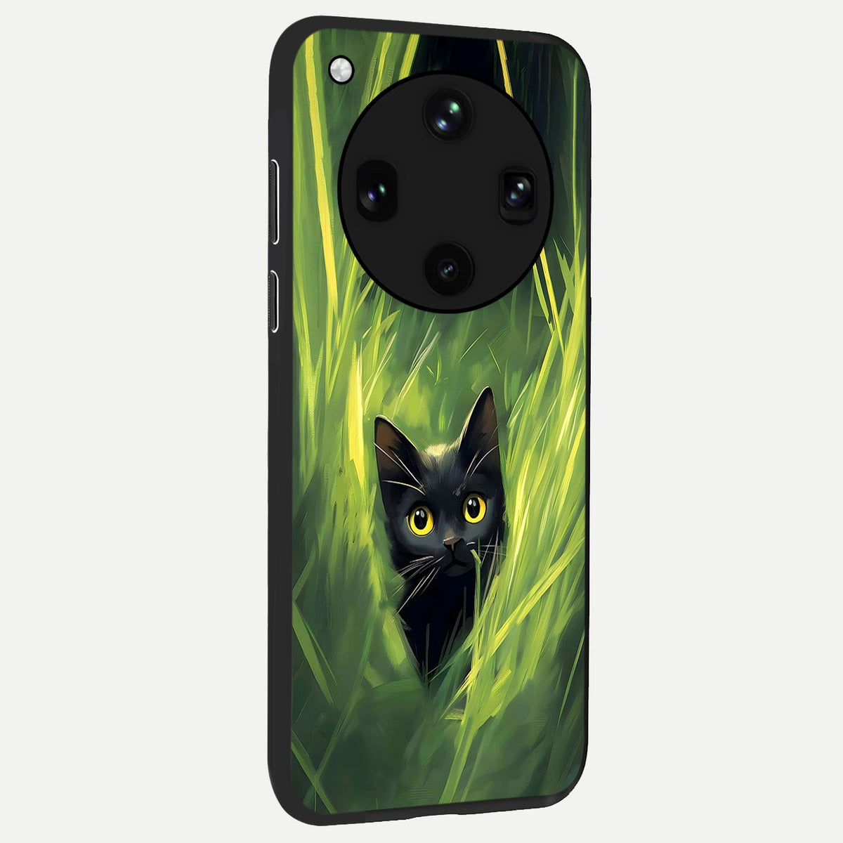 Hidden Cat Whisper back cover For Oppo Find X8 Ultra slim fit glass case with vibrant aesthetic design