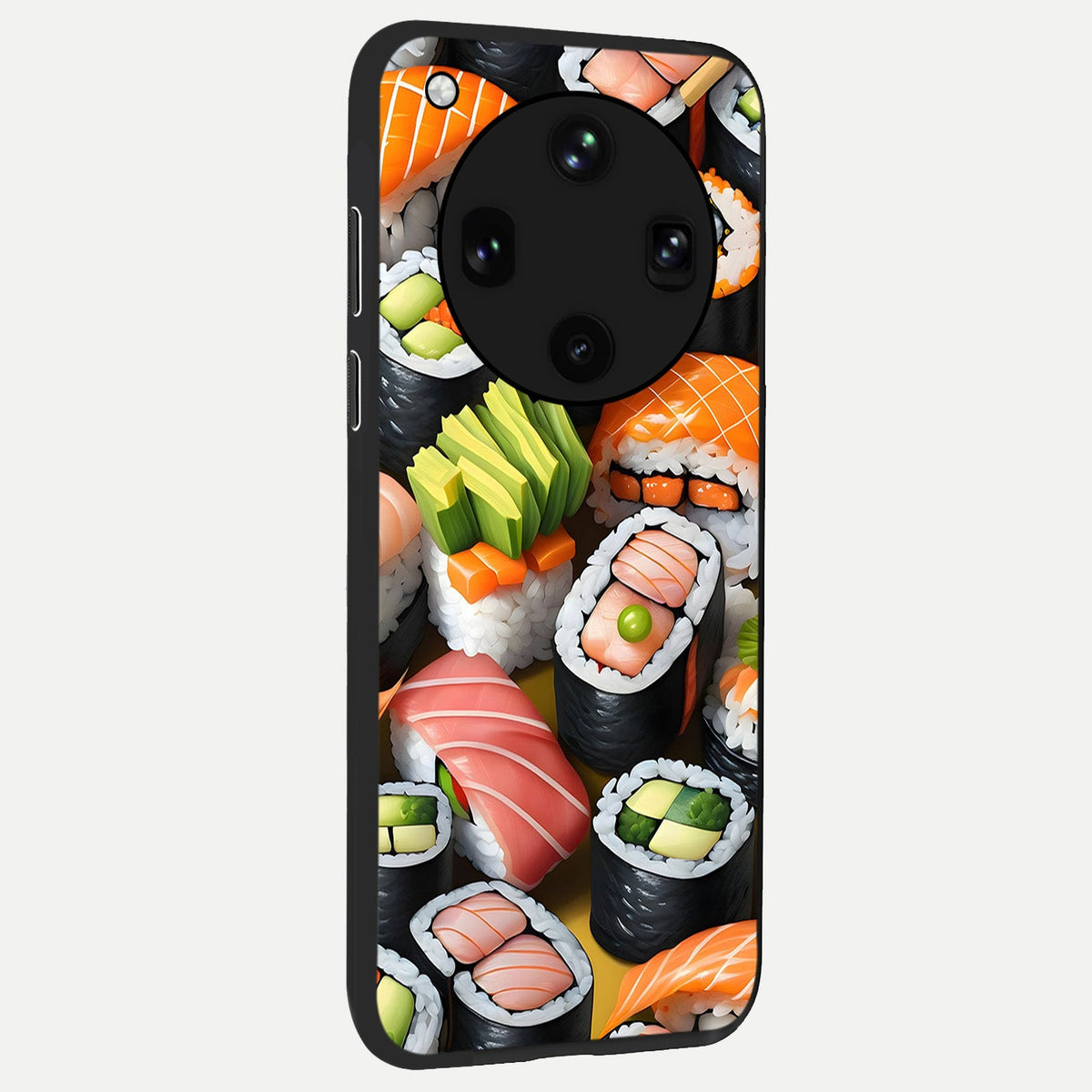 Sushi Food Pattern back cover For Oppo Find X8 Ultra slim fit glass case with vibrant aesthetic design