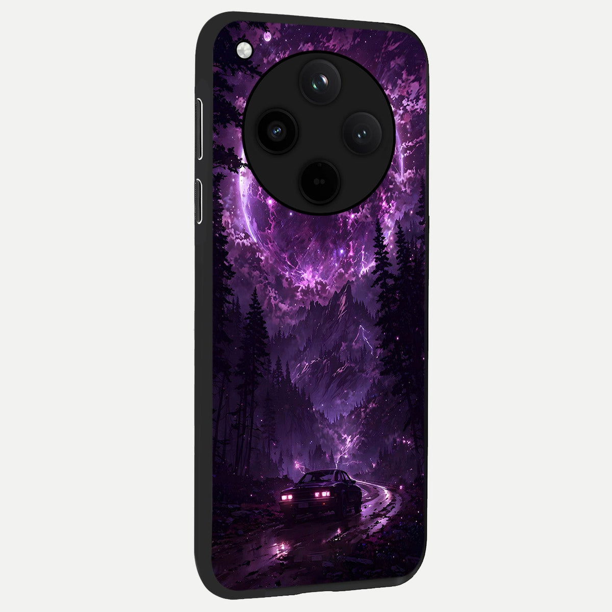 Eternal Cosmic Drive back cover For Oppo Find X8 Pro slim fit glass case with vibrant aesthetic design
