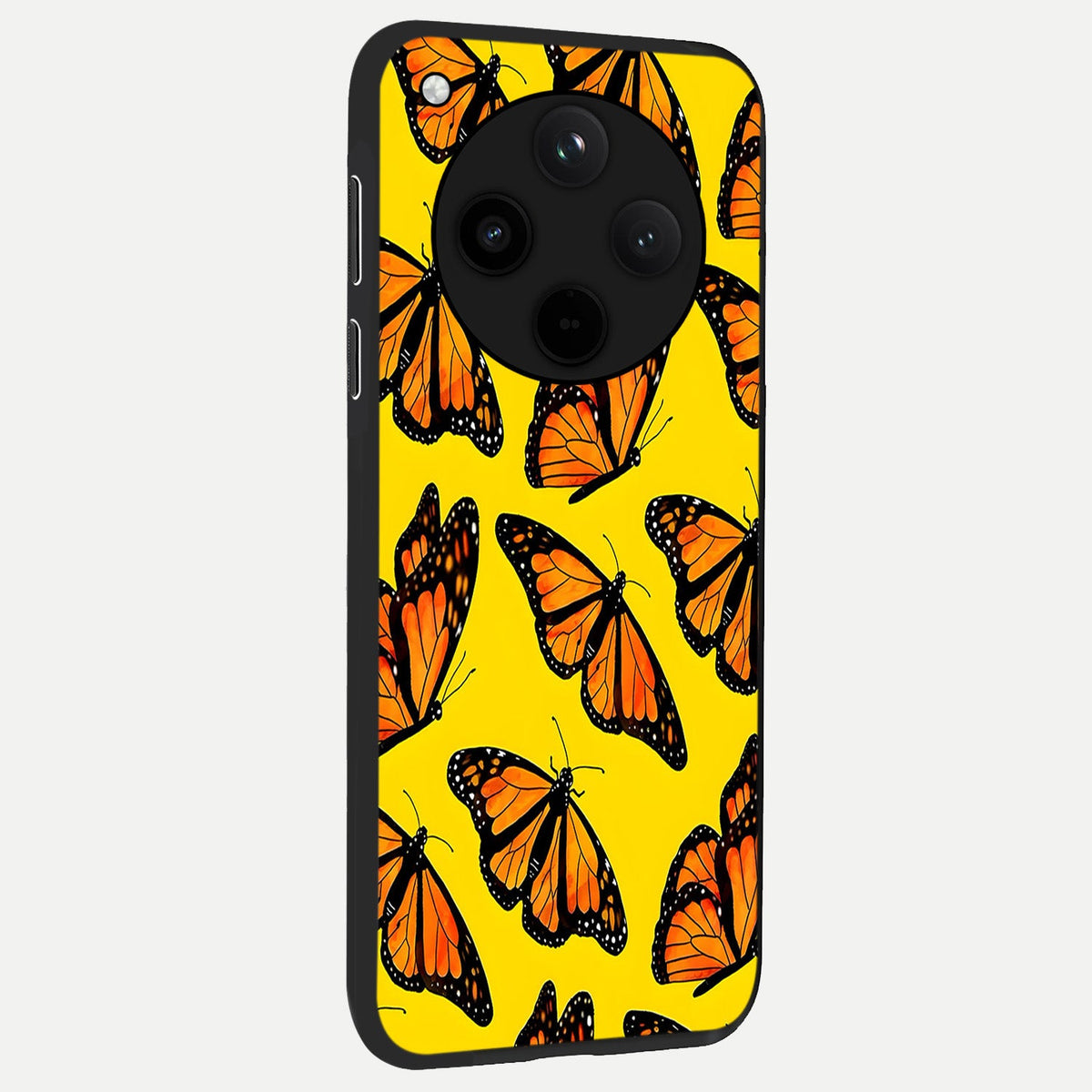 Golden Wing Flight back cover For Oppo Find X8 Pro slim fit glass case with vibrant aesthetic design
