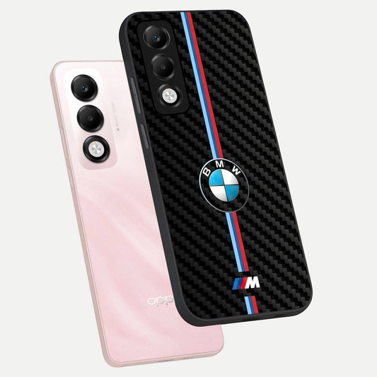 BMW Pattern phone case For Oppo K13x 5G showing premium glass back cover with detailed artwork
