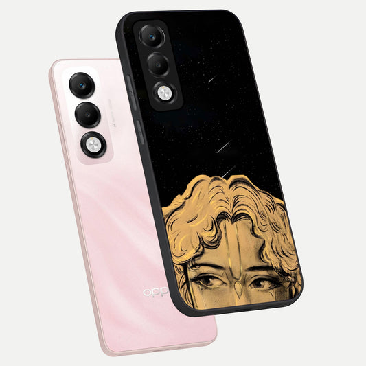 Celestial Gods Plan phone case For Oppo K13x 5G showing premium glass back cover with detailed artwork