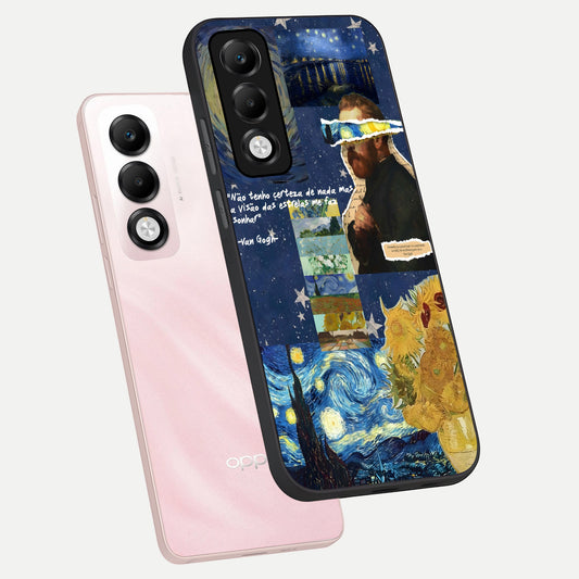 Starry Dream Vision phone case For Oppo K13x 5G showing premium glass back cover with detailed artwork