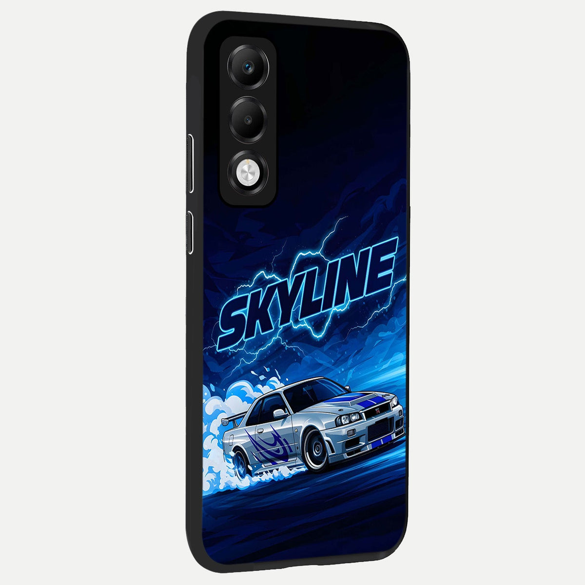 Neon Drift Beast back cover For Oppo K13x 5G slim fit glass case with vibrant aesthetic design