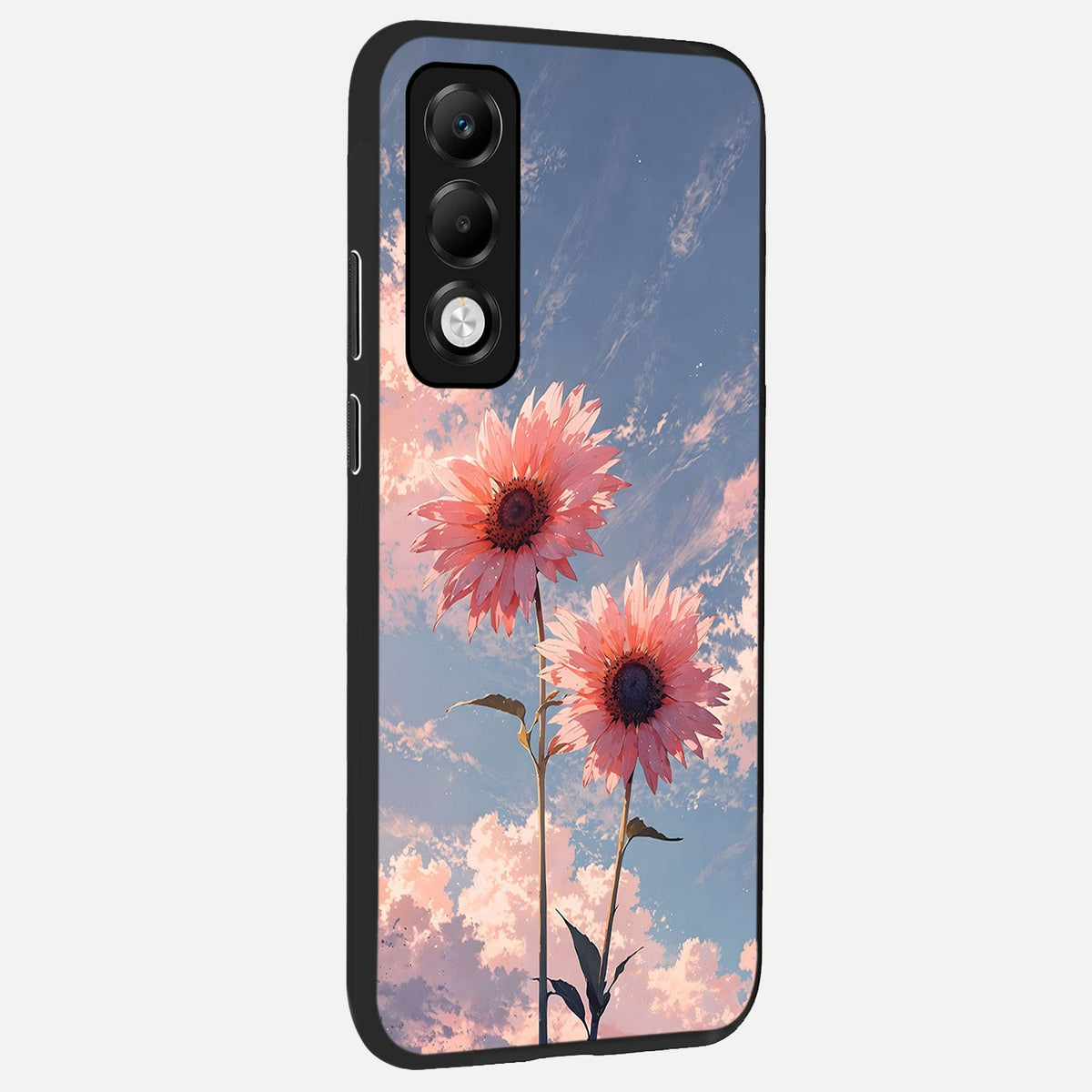 Sun Moon Balance back cover For Oppo K13x 5G slim fit glass case with vibrant aesthetic design