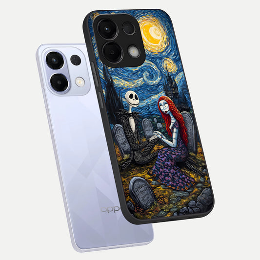 Eternal Night Love phone case For Oppo K13 5G showing premium glass back cover with detailed artwork