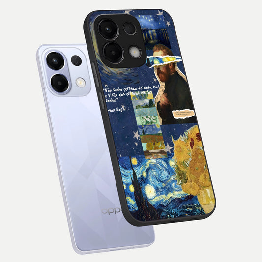 Starry Dream Vision phone case For Oppo K13 5G showing premium glass back cover with detailed artwork