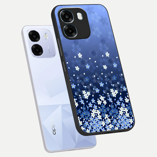 Blue Starry phone case For Oppo K14 5G showing premium glass back cover with detailed artwork