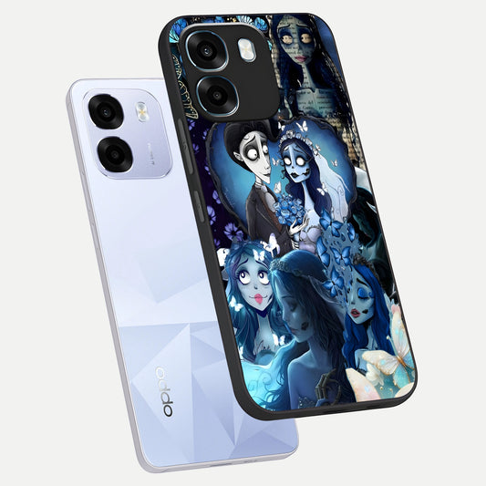 Butterfly Ghost Soul phone case For Oppo K14 5G showing premium glass back cover with detailed artwork