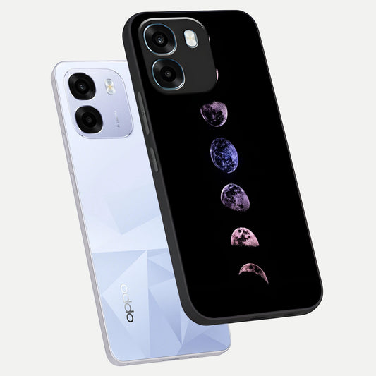 Crimson All Planets phone case For Oppo K14 5G showing premium glass back cover with detailed artwork