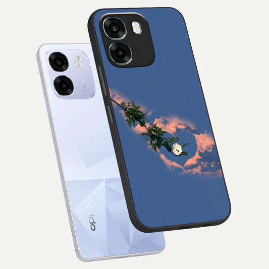 Sky Under Tree phone case For Oppo K14 5G showing premium glass back cover with detailed artwork
