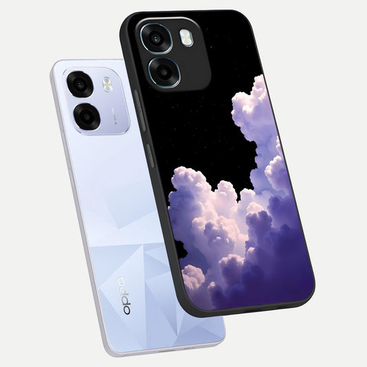 Starlit Night Whispers phone case For Oppo K14 5G showing premium glass back cover with detailed artwork