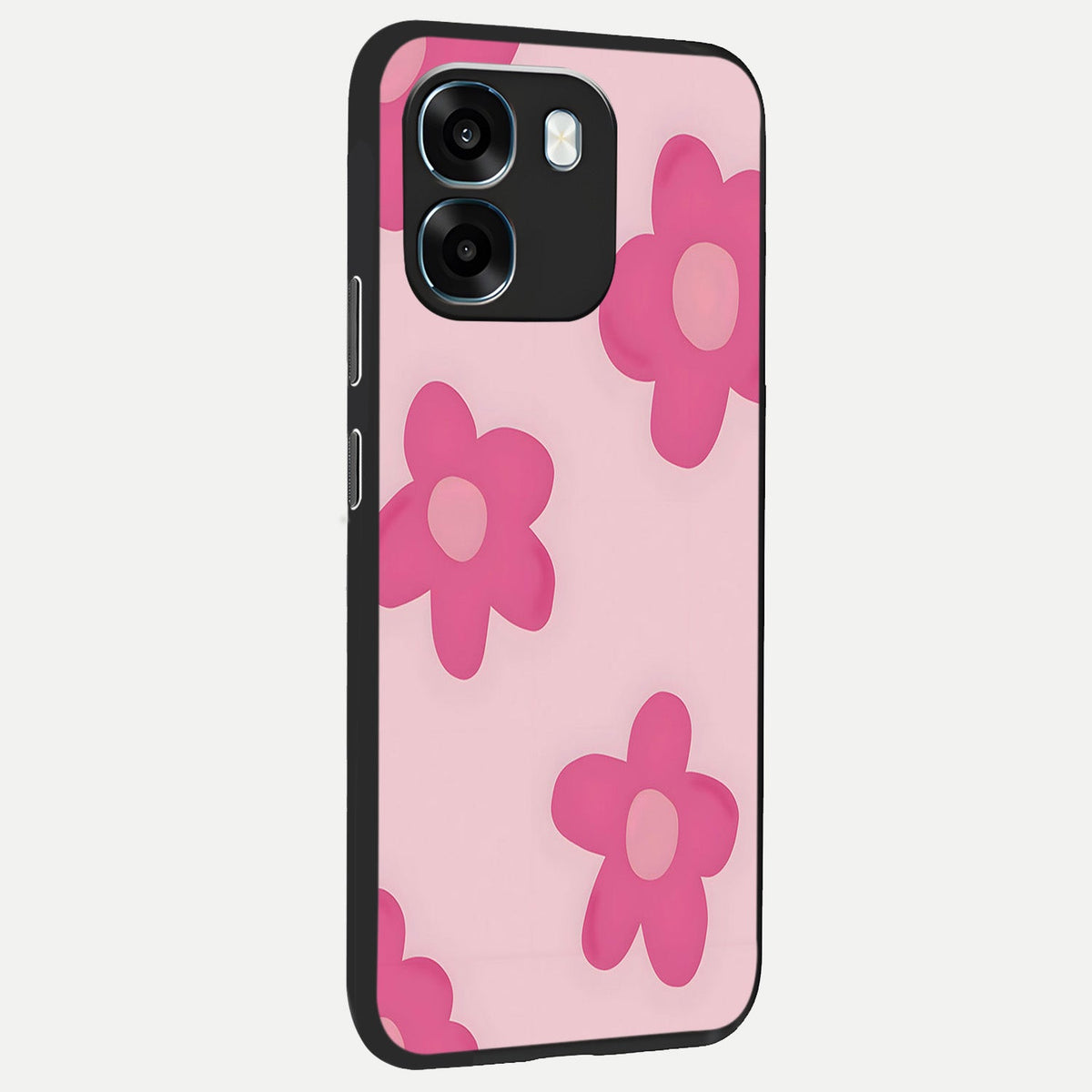 Candy Bloom Dreams back cover For Oppo K14 5G slim fit glass case with vibrant aesthetic design