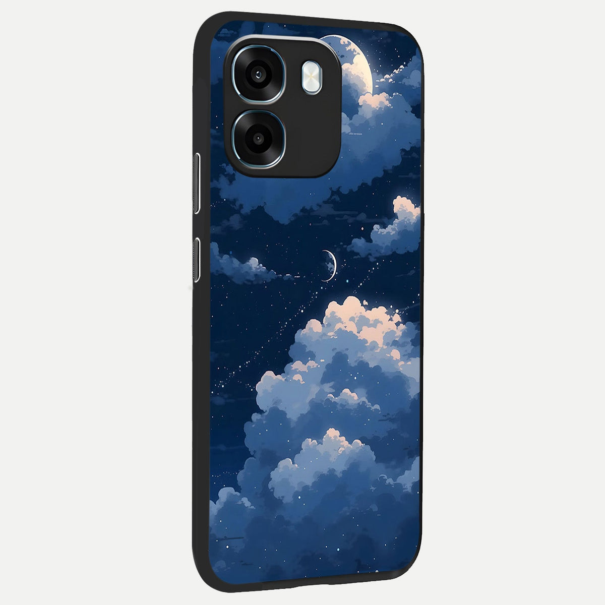 Moon Dream Haze back cover For Oppo K14 5G slim fit glass case with vibrant aesthetic design