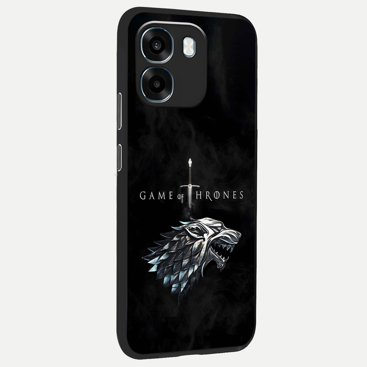 Throne Wolf Legacy back cover For Oppo K14 5G slim fit glass case with vibrant aesthetic design