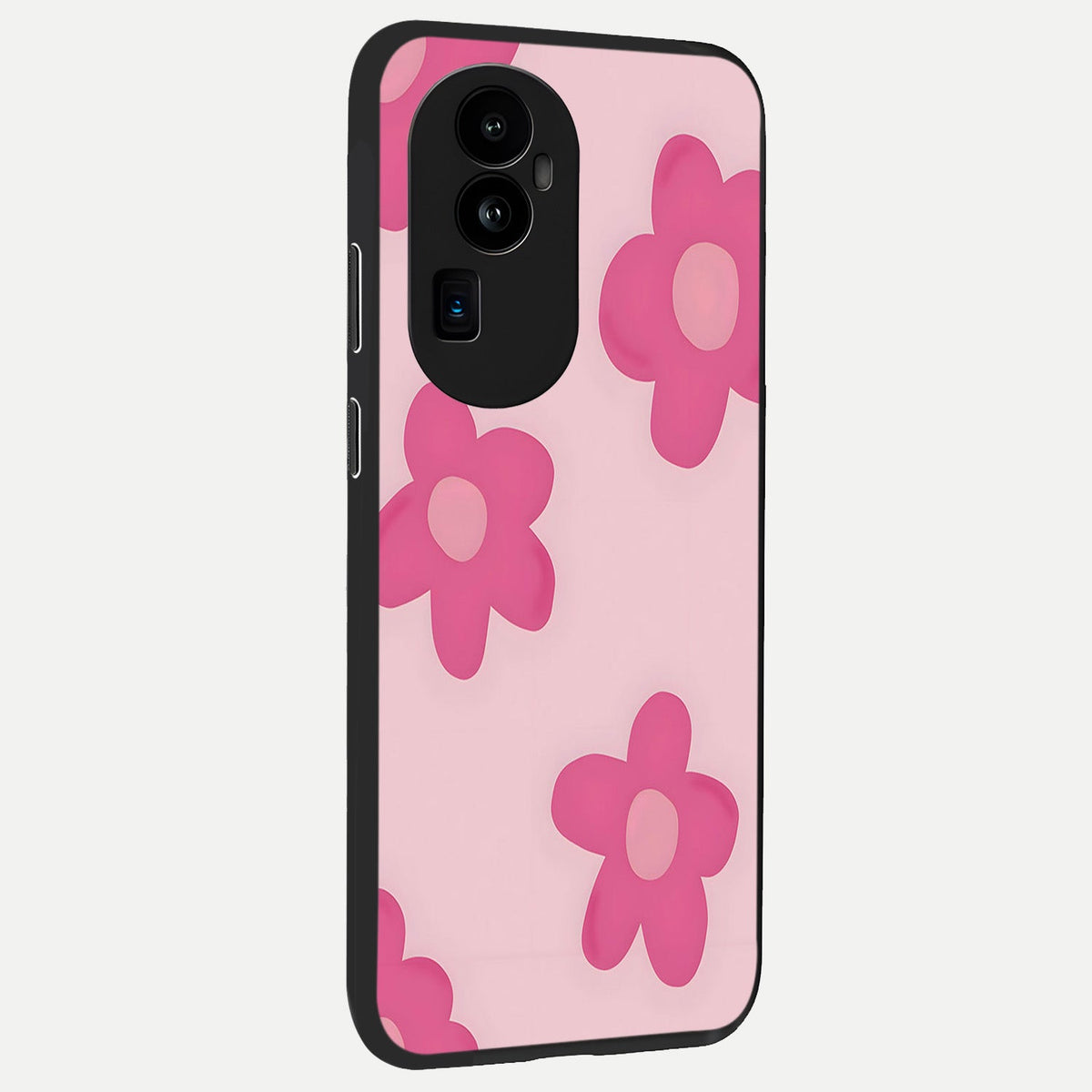 Candy Bloom Dreams back cover For Oppo Reno 10 Pro Plus slim fit glass case with vibrant aesthetic design