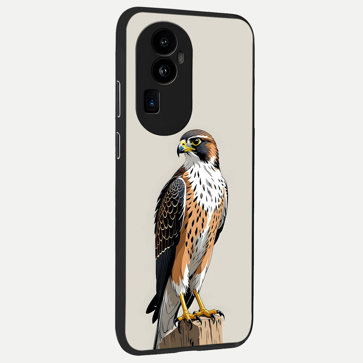 Clever Eagle back cover For Oppo Reno 10 Pro Plus slim fit glass case with vibrant aesthetic design