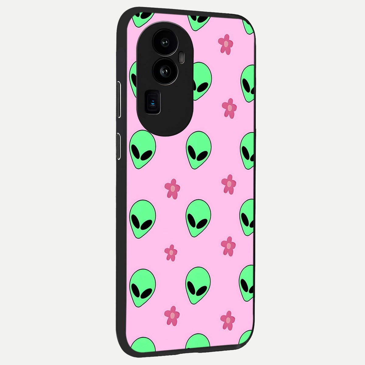Cosmic Cute Crush back cover For Oppo Reno 10 Pro Plus slim fit glass case with vibrant aesthetic design