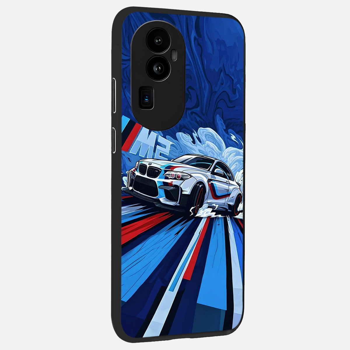 Drift Power Rush back cover For Oppo Reno 10 Pro Plus slim fit glass case with vibrant aesthetic design