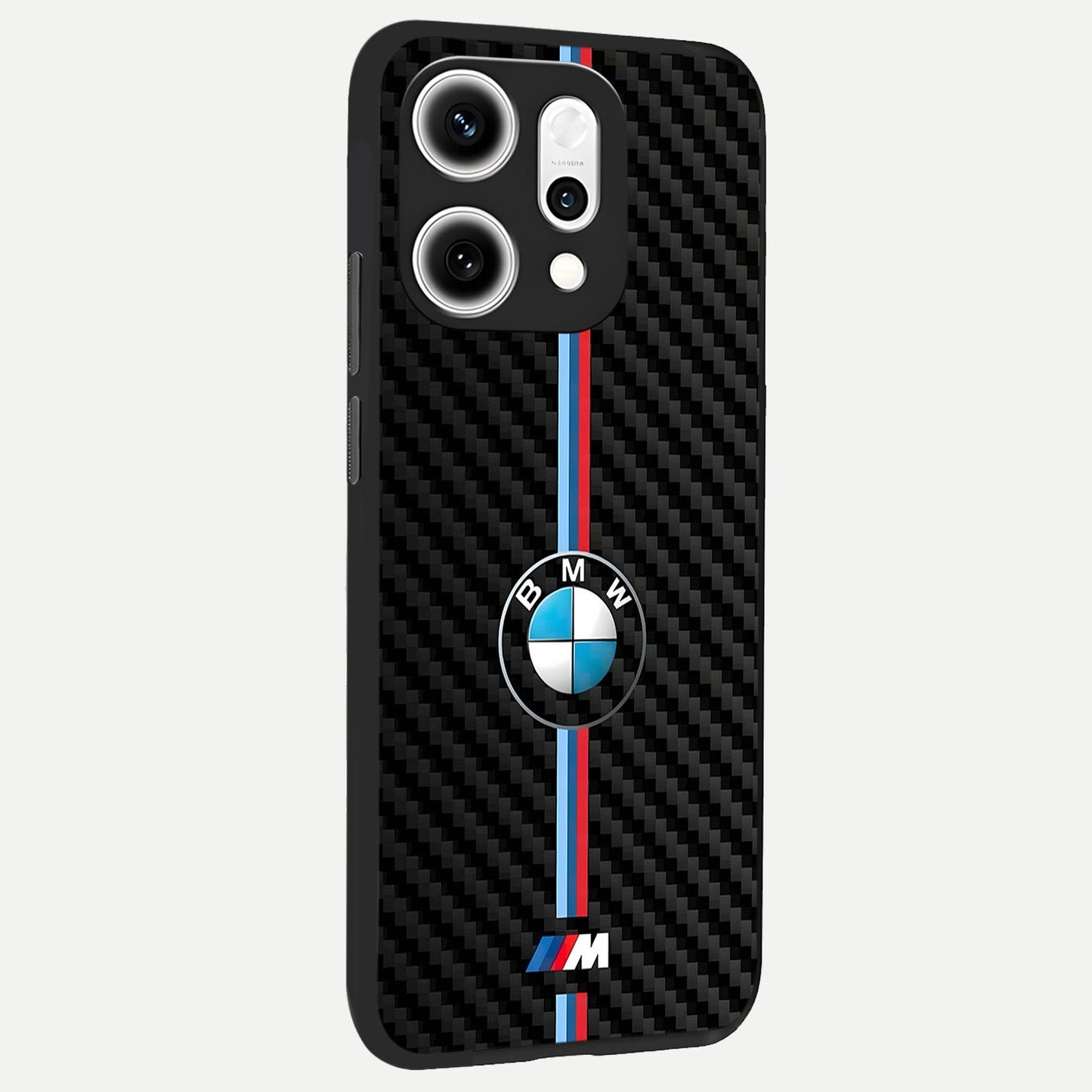 BMW Pattern back cover For Oppo Reno 14 Pro slim fit glass case with vibrant aesthetic design