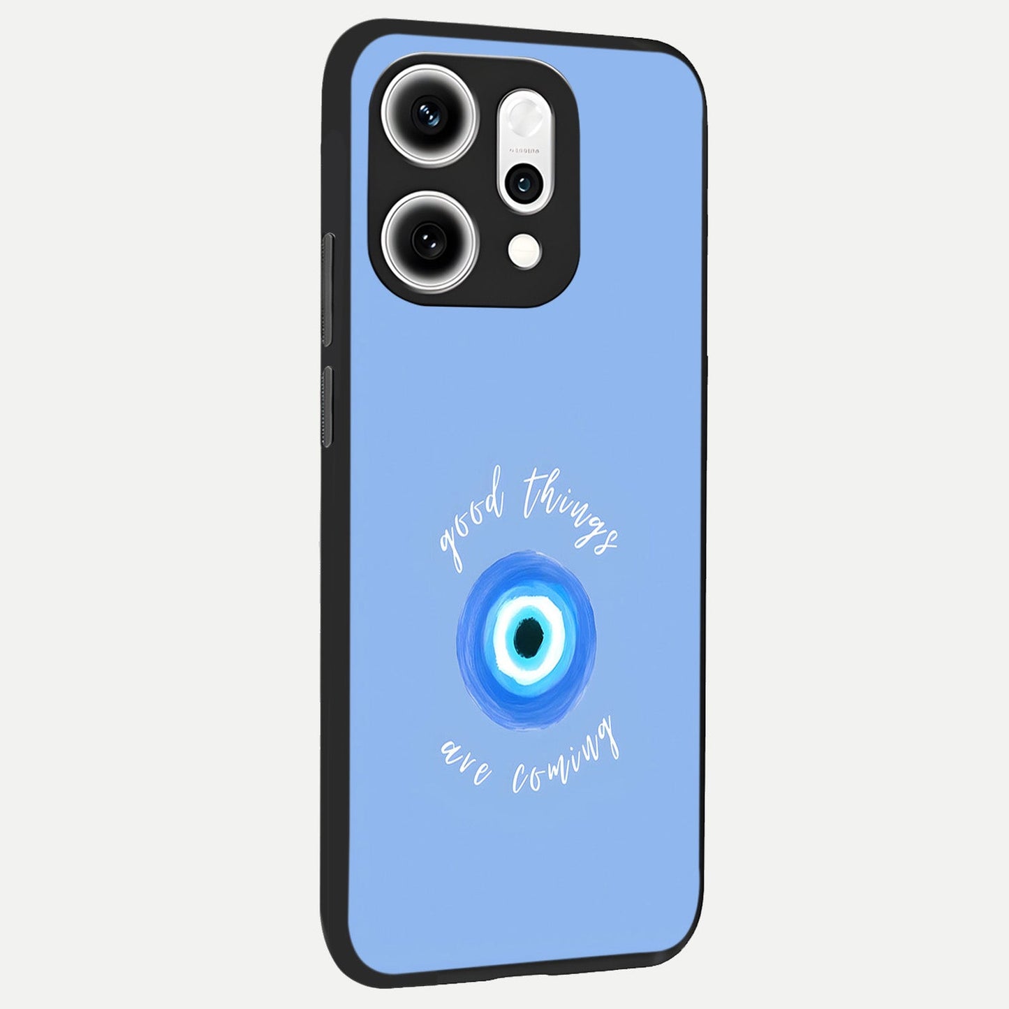 Bright Future Ahead back cover For Oppo Reno 14 Pro slim fit glass case with vibrant aesthetic design