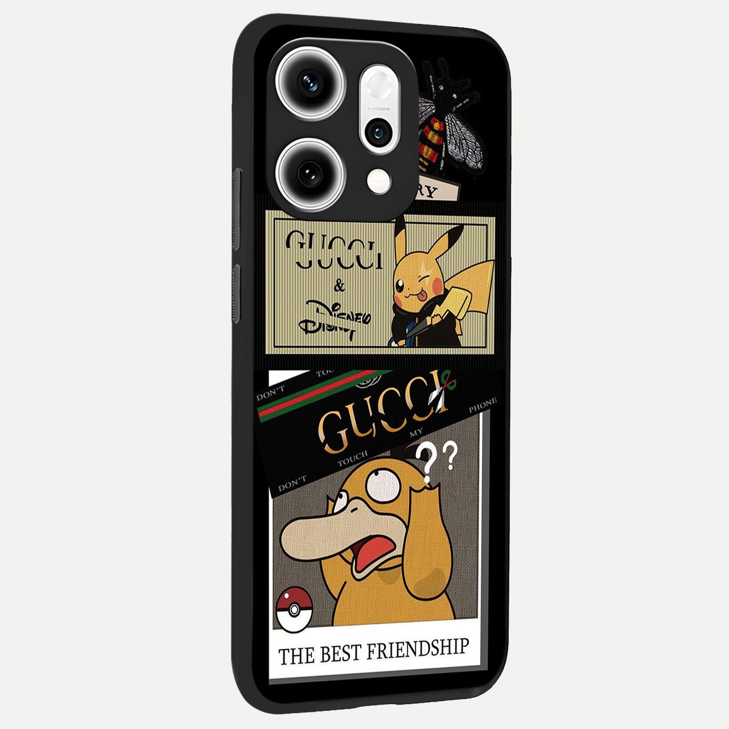 Cartoon Brand Play Mashup back cover For Oppo Reno 14 Pro slim fit glass case with vibrant aesthetic design
