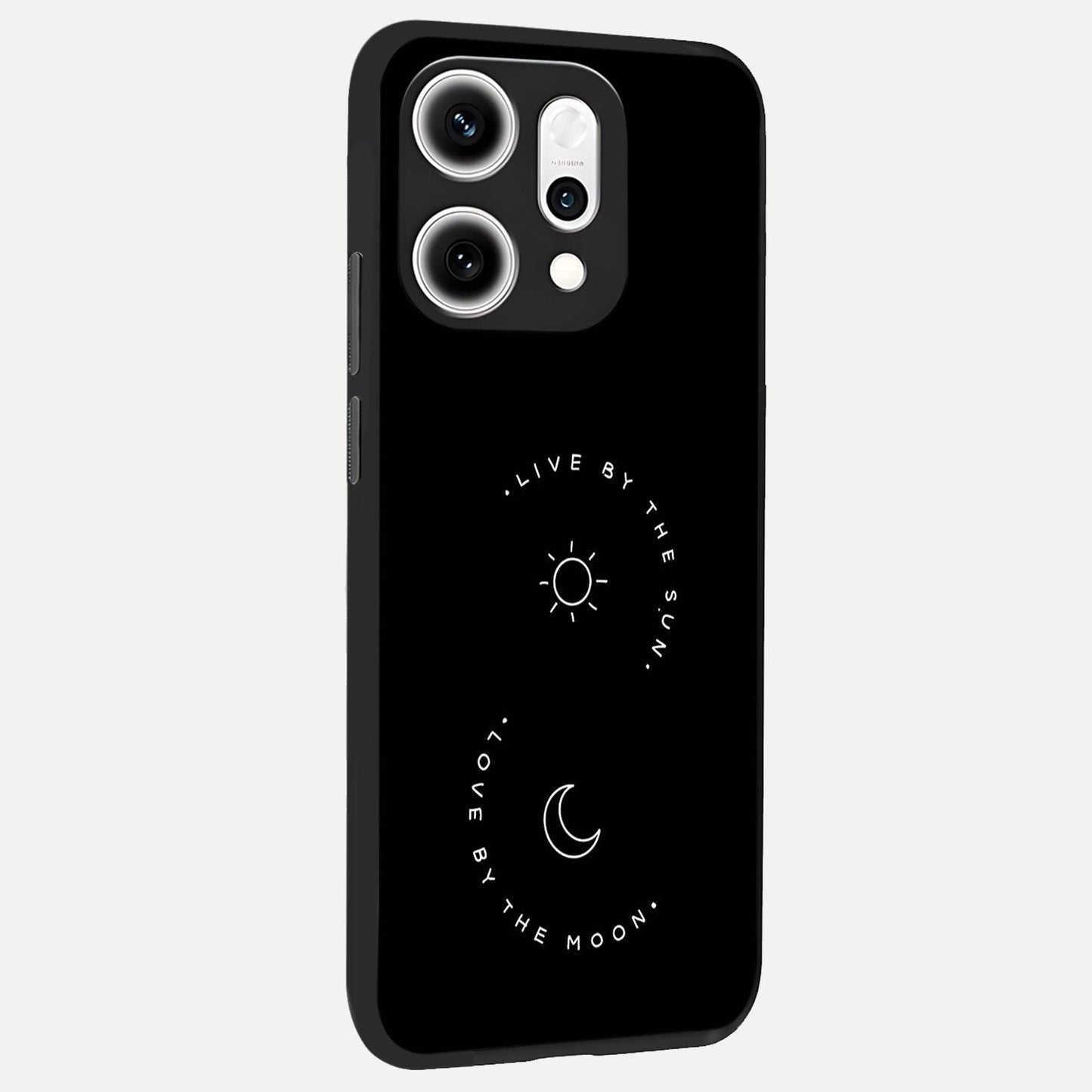 Sunflower Cat Art back cover For Oppo Reno 14 Pro slim fit glass case with vibrant aesthetic design