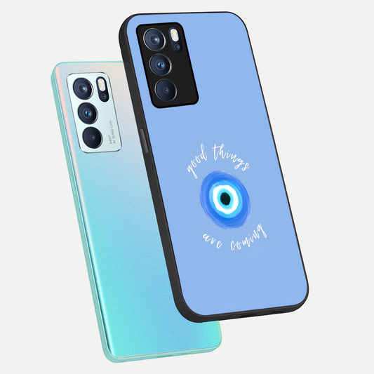 Bright Future Ahead phone case For Oppo Reno 6 Pro showing premium glass back cover with detailed artwork