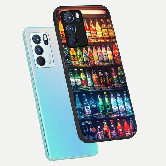 Colorfull Tree phone case For Oppo Reno 6 Pro showing premium glass back cover with detailed artwork