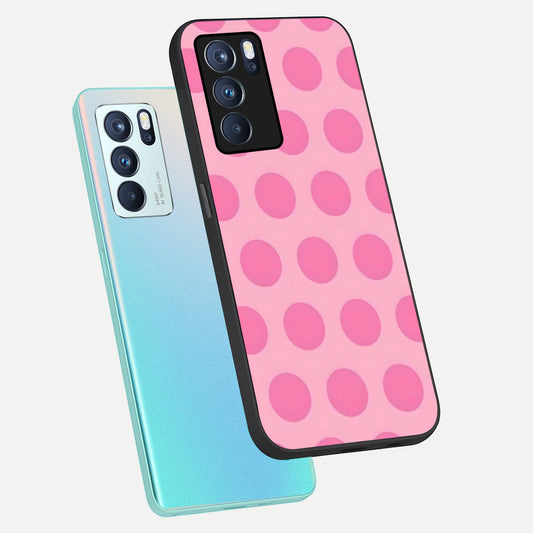 Sweet Dot Dreams phone case For Oppo Reno 6 Pro showing premium glass back cover with detailed artwork