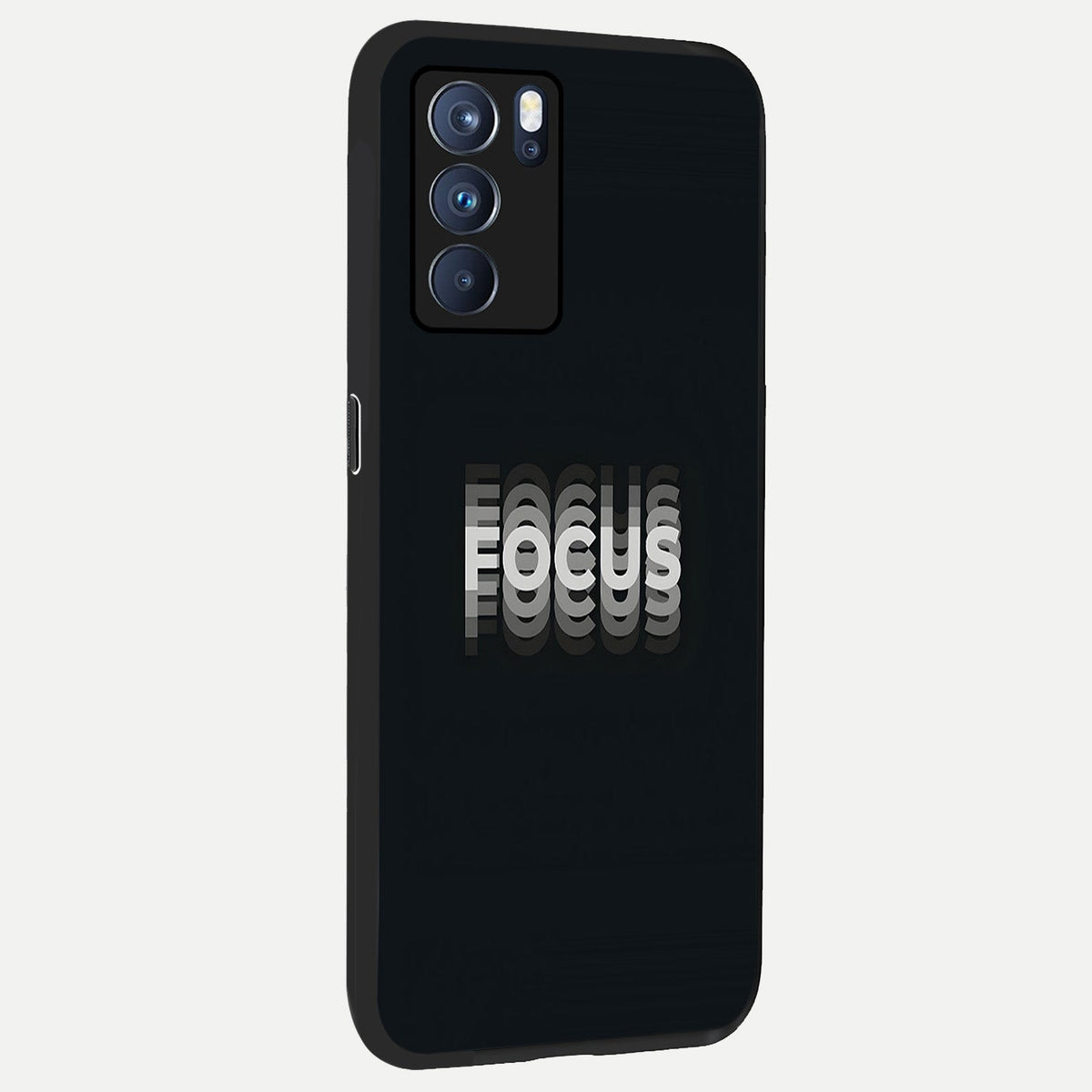 Mono Focus Vision back cover For Oppo Reno 6 Pro slim fit glass case with vibrant aesthetic design