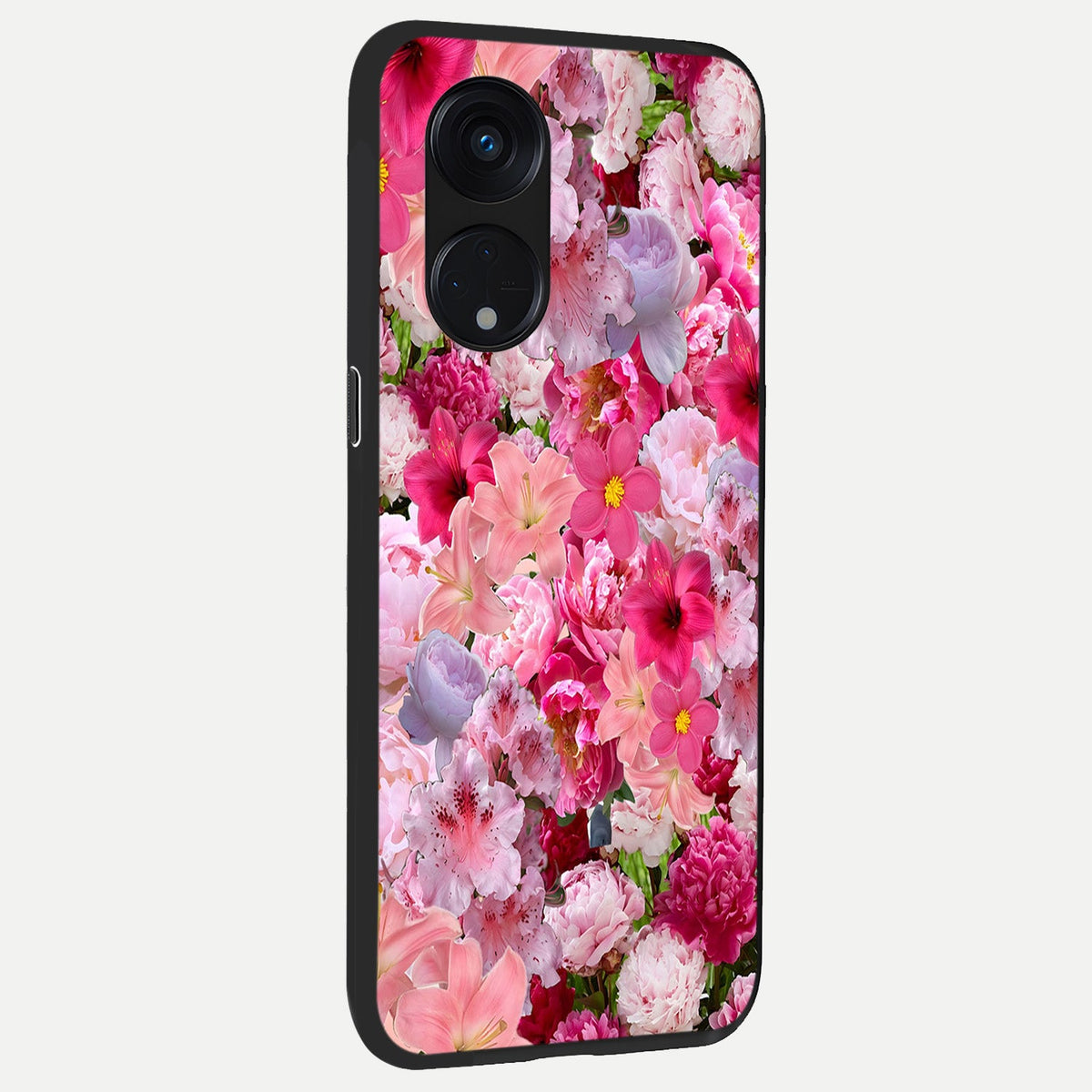 Bloom Crush Fantasy back cover For Oppo Reno 8T 5G slim fit glass case with vibrant aesthetic design