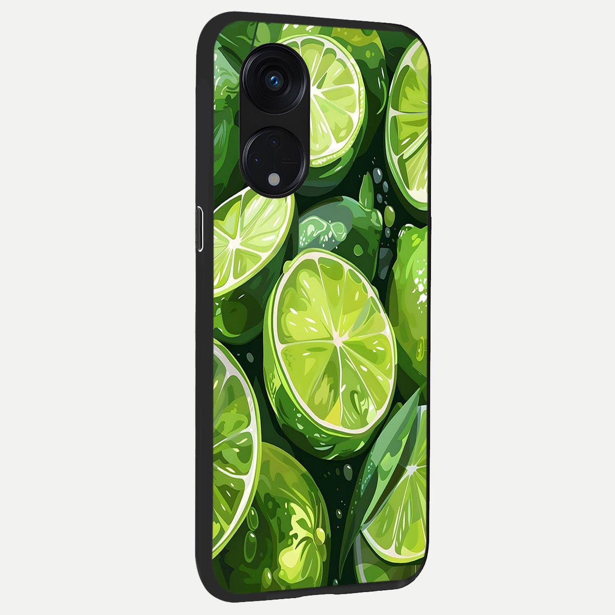 Green Kawasaki back cover For Oppo Reno 8T 5G slim fit glass case with vibrant aesthetic design