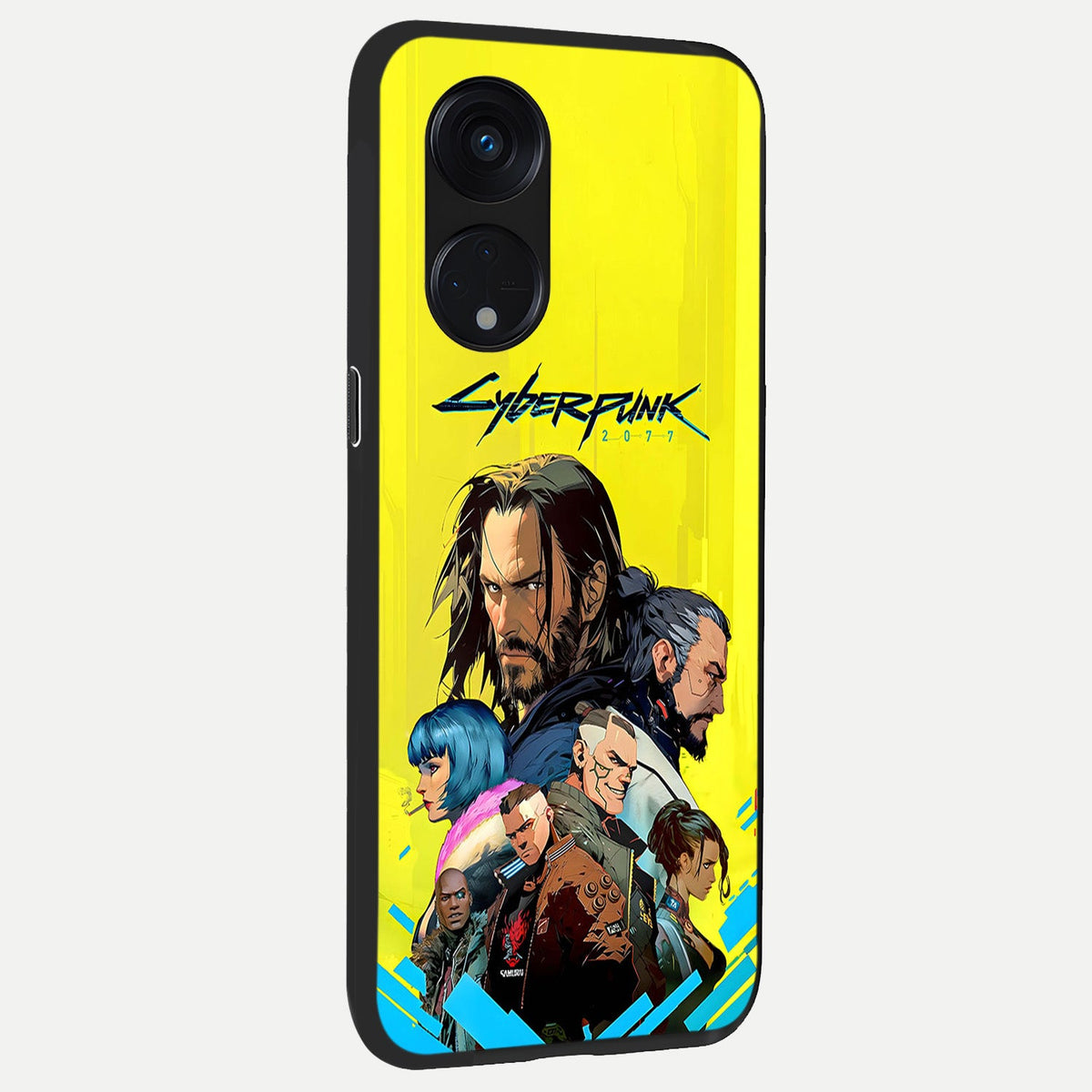 Neon Rebel Genesis back cover For Oppo Reno 8T 5G slim fit glass case with vibrant aesthetic design