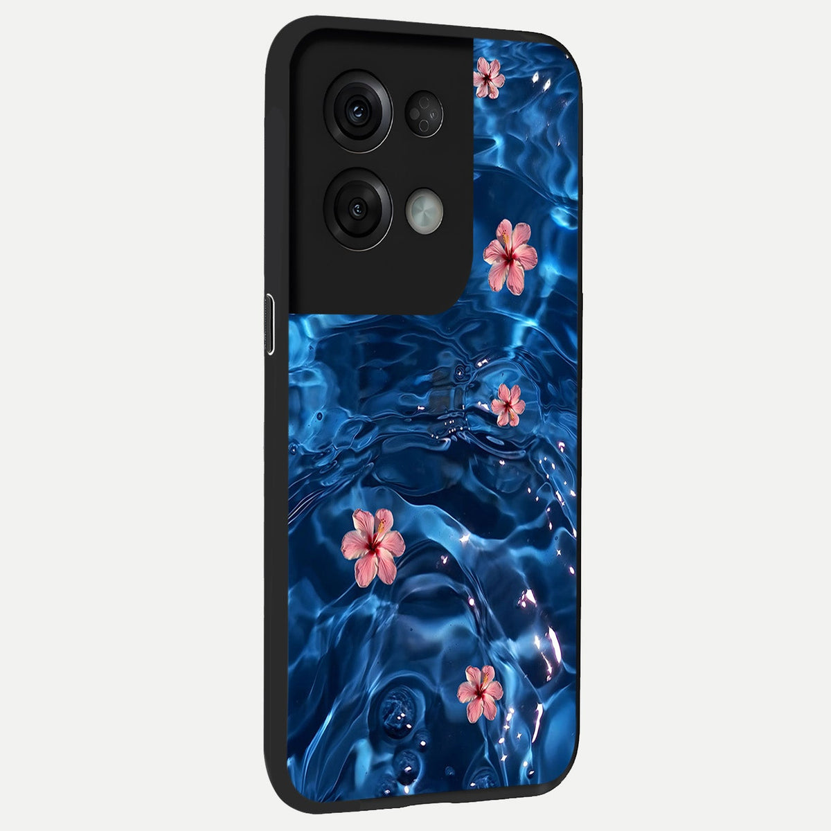Bloom Thread Art back cover For Oppo Reno 8 Pro slim fit glass case with vibrant aesthetic design