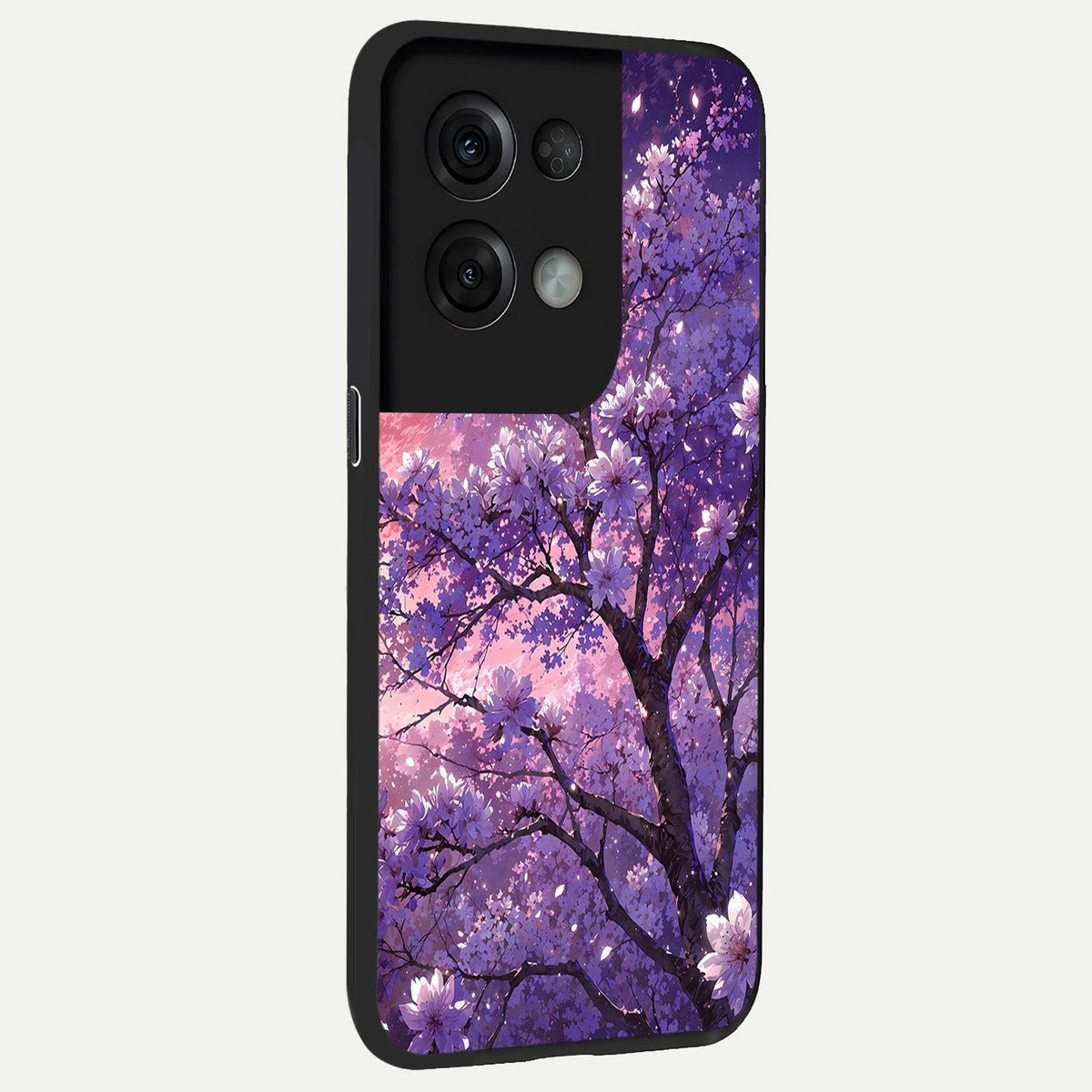 Blossom Tree back cover For Oppo Reno 8 Pro slim fit glass case with vibrant aesthetic design