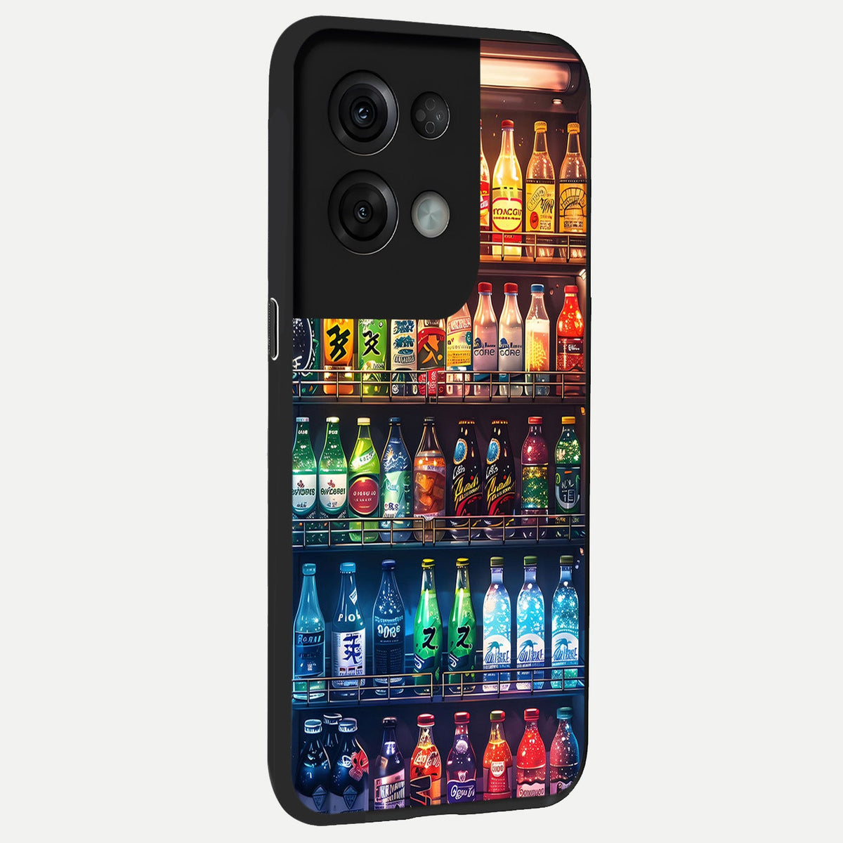 Colorfull Tree back cover For Oppo Reno 8 Pro slim fit glass case with vibrant aesthetic design