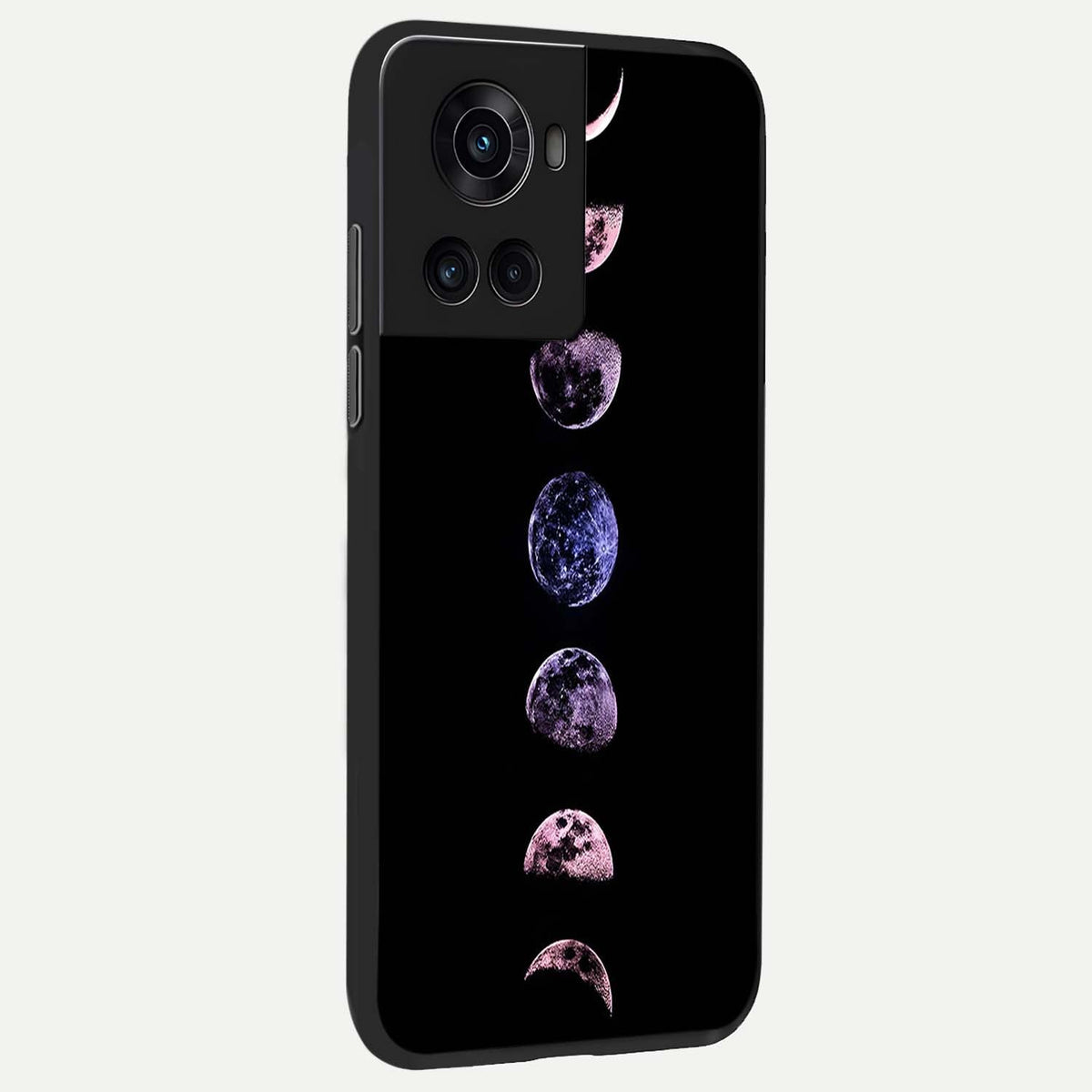 Crimson All Planets back cover For OnePlus 10R slim fit glass case with vibrant aesthetic design
