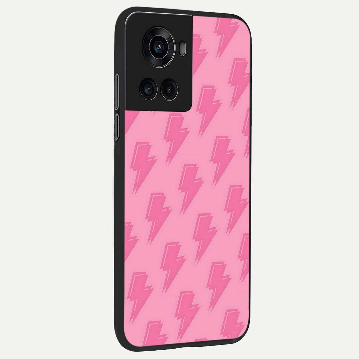 Pink Moo Magic back cover For OnePlus 10R slim fit glass case with vibrant aesthetic design