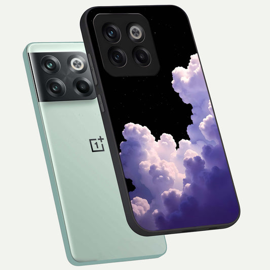 Starlit Night Whispers phone case For OnePlus 10T showing premium glass back cover with detailed artwork