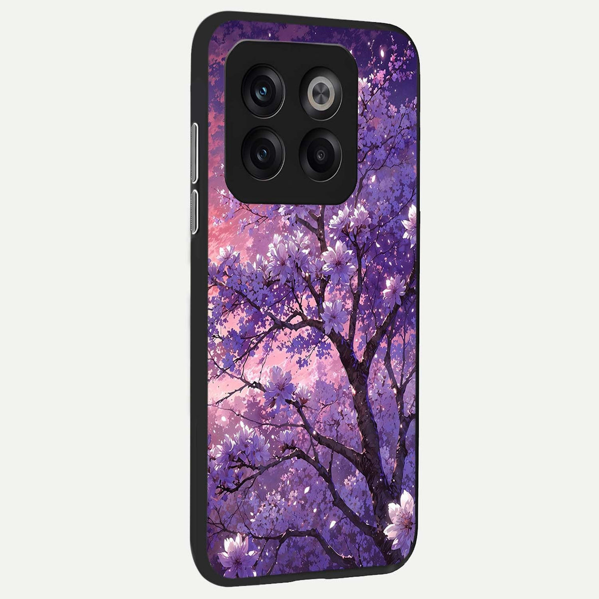 Blossom Tree back cover For OnePlus 10T slim fit glass case with vibrant aesthetic design