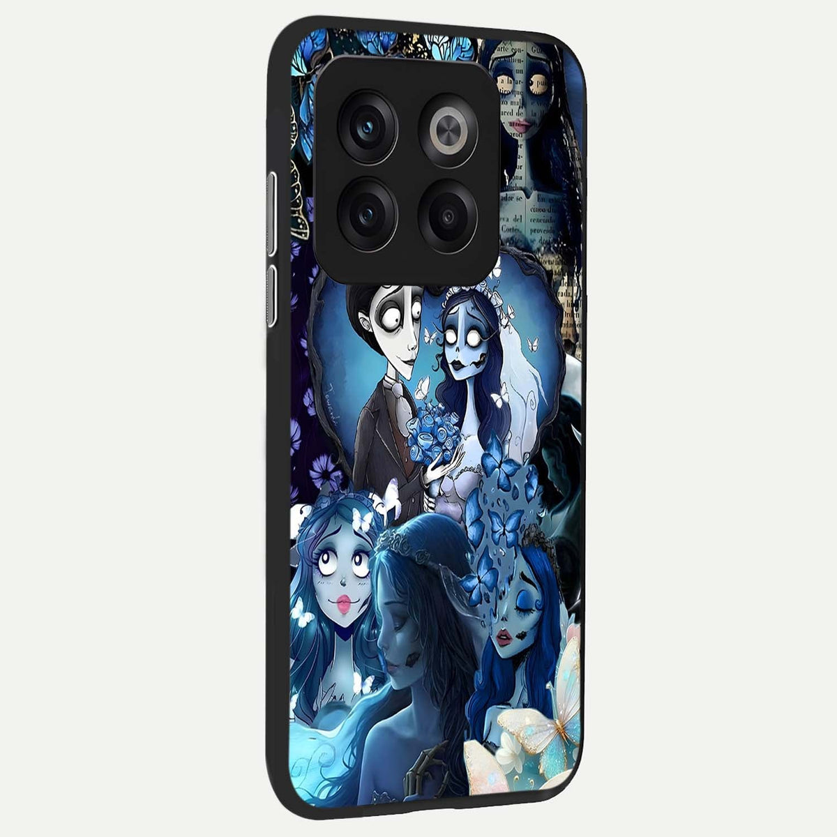 Butterfly Ghost Soul back cover For OnePlus 10T slim fit glass case with vibrant aesthetic design
