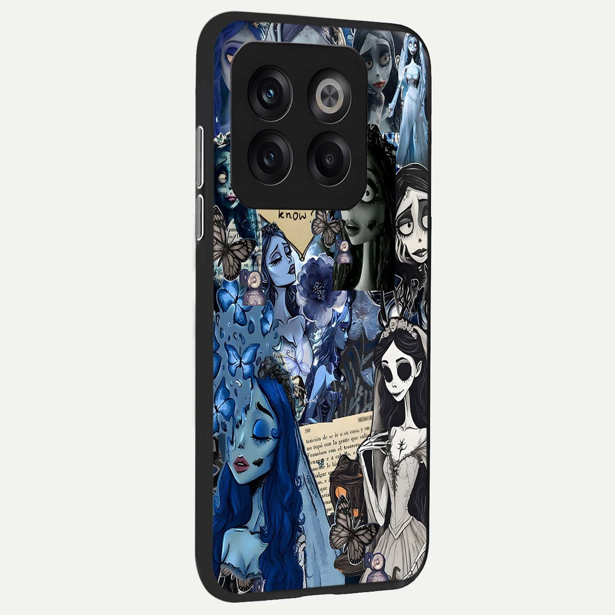 Corpse Bride Posters back cover For OnePlus 10T slim fit glass case with vibrant aesthetic design