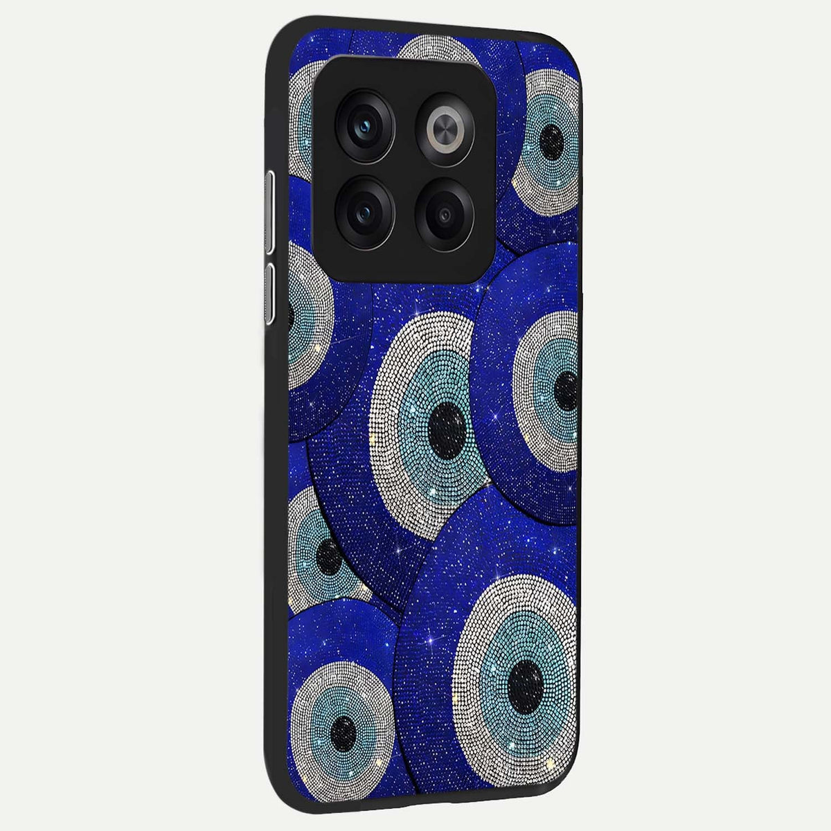 Galaxy Eye Flow back cover For OnePlus 10T slim fit glass case with vibrant aesthetic design