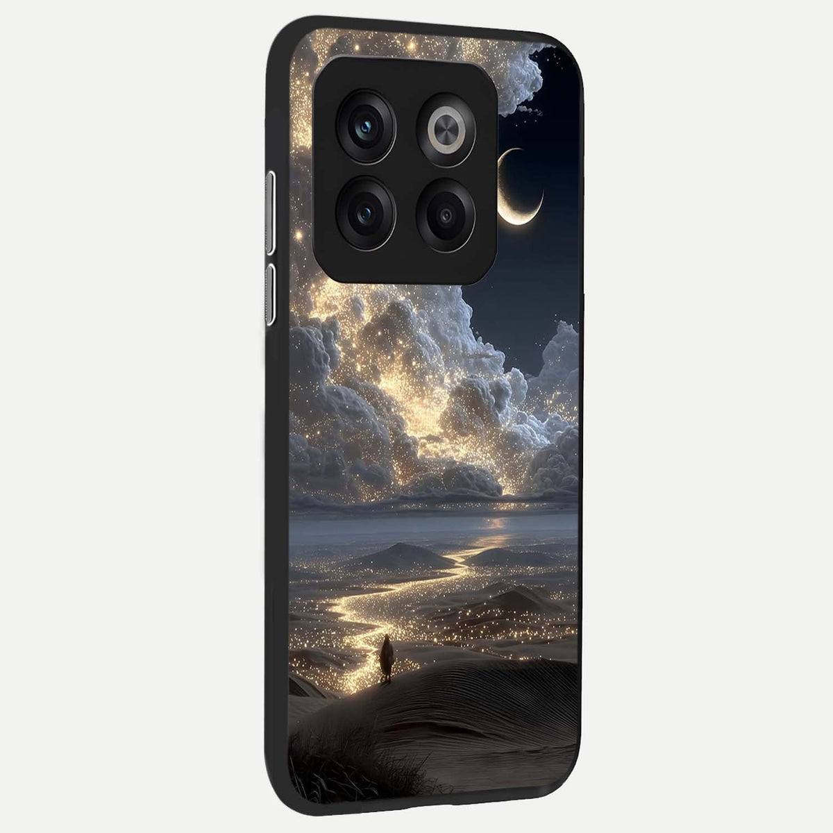 Moonlight Spark Path back cover For OnePlus 10T slim fit glass case with vibrant aesthetic design