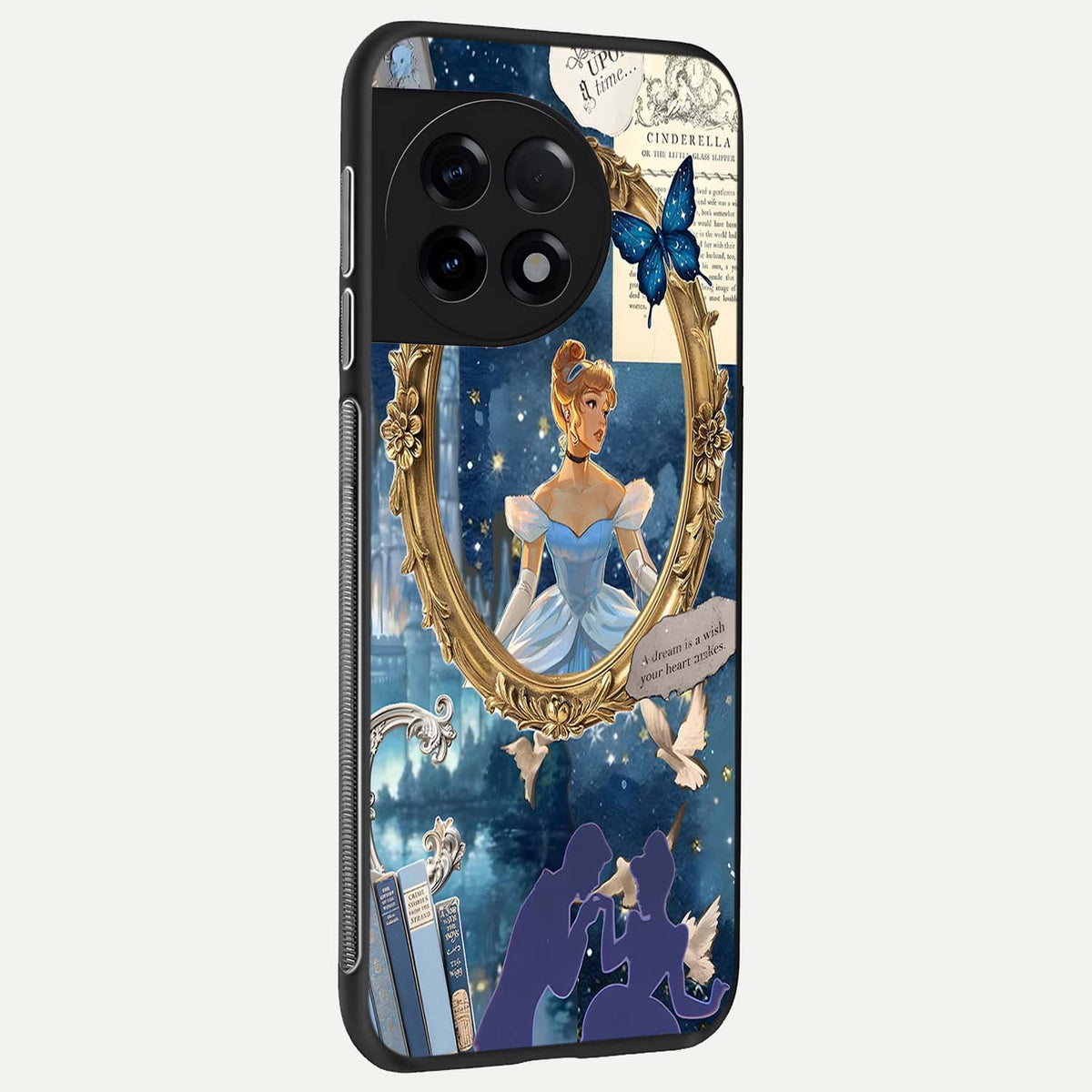 Midnight Queen back cover For OnePlus 11R slim fit glass case with vibrant aesthetic design