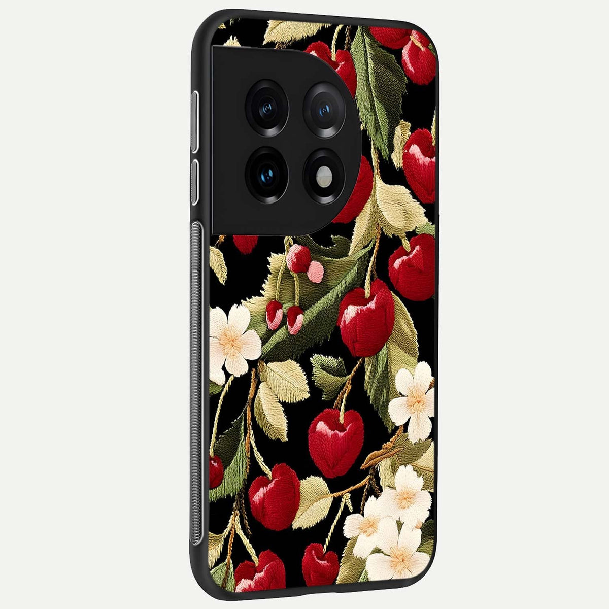 Blooming Spendor Bird back cover For OnePlus 11 slim fit glass case with vibrant aesthetic design
