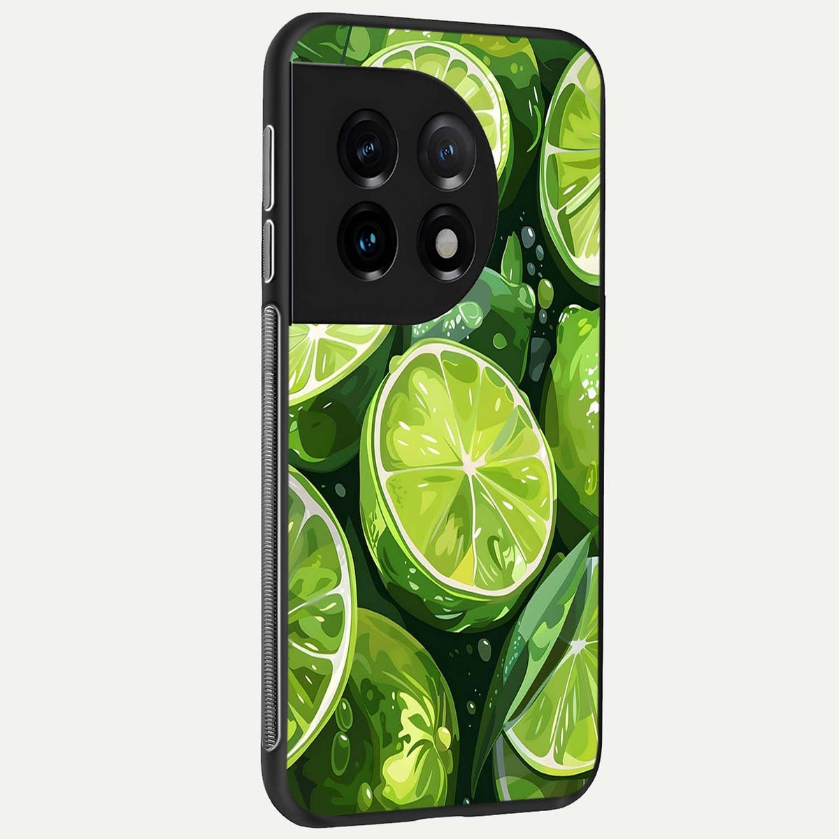 Green Kawasaki back cover For OnePlus 11 slim fit glass case with vibrant aesthetic design